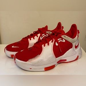 Nike Paul George PG 5 TB University Red Basketball Shoes